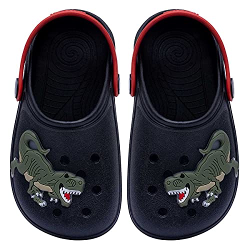 Babuche Infantil Menino Dinossauro 12.40 (Preto, 23/24)