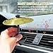 Ongfuwu Car Cymbal, Metal Car Crash Cymbal for Air Vent, Easy Clip-On Mini Drum Cymbals for Dashboard, Compact Vehicle Symbol Drum, Make Your Driving Fun, Novelty Drummers & Music Lovers Gift (Golden)
