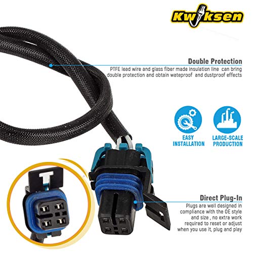 Kwiksen Oxygen O2 Sensor Upstream Front 234-4337 Compatible with Canyon Sierra 1500 Yukon XL 1500 XL 2500 Compatible with H2 H3 H3T