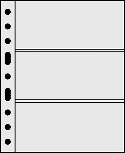 Vista 99 de Ursae Minoris Álbum económico de formato estándar con 3 anillos en D para hasta 40 billetes grandes/graduados, postales de hasta 8 x 5 pulgadas