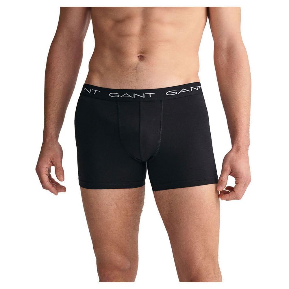 Gant Men's Black 3-Pack Briefs (Xl)