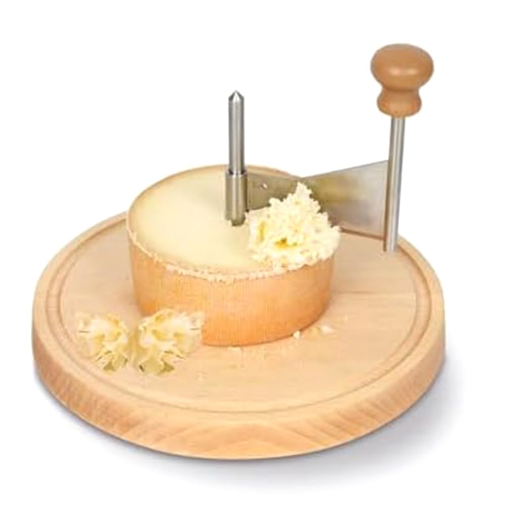 TKOWTB Cheese Shaver Perfect for de Moine Cheese & Chocolate, Multifunctional & Rust-Proof