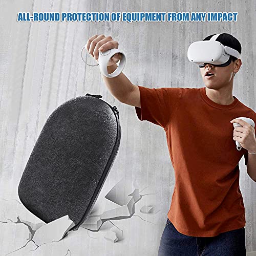 Goldmiky Hard Travel Case voor Oculus Quest 2/Oculus Quest-VR Gaming Headset Controllers Accessoires Waterdichte… - Image 6
