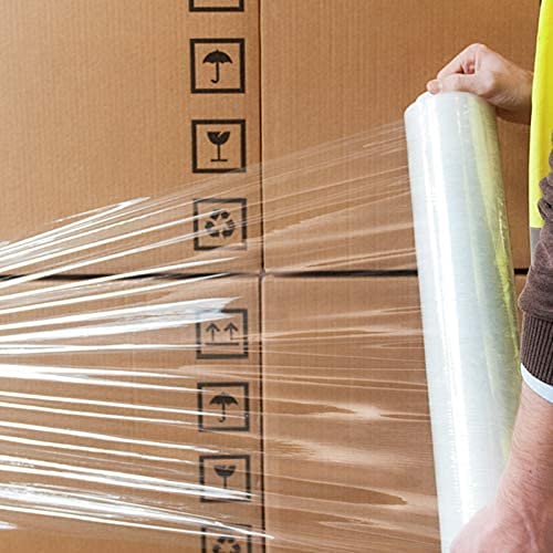 Pellicola Estensibile Manuale - 6 Rotoli Da 2 Kg, Trasparente, Spessore 23 Micron, Altezza 500 Mm - Foto 4