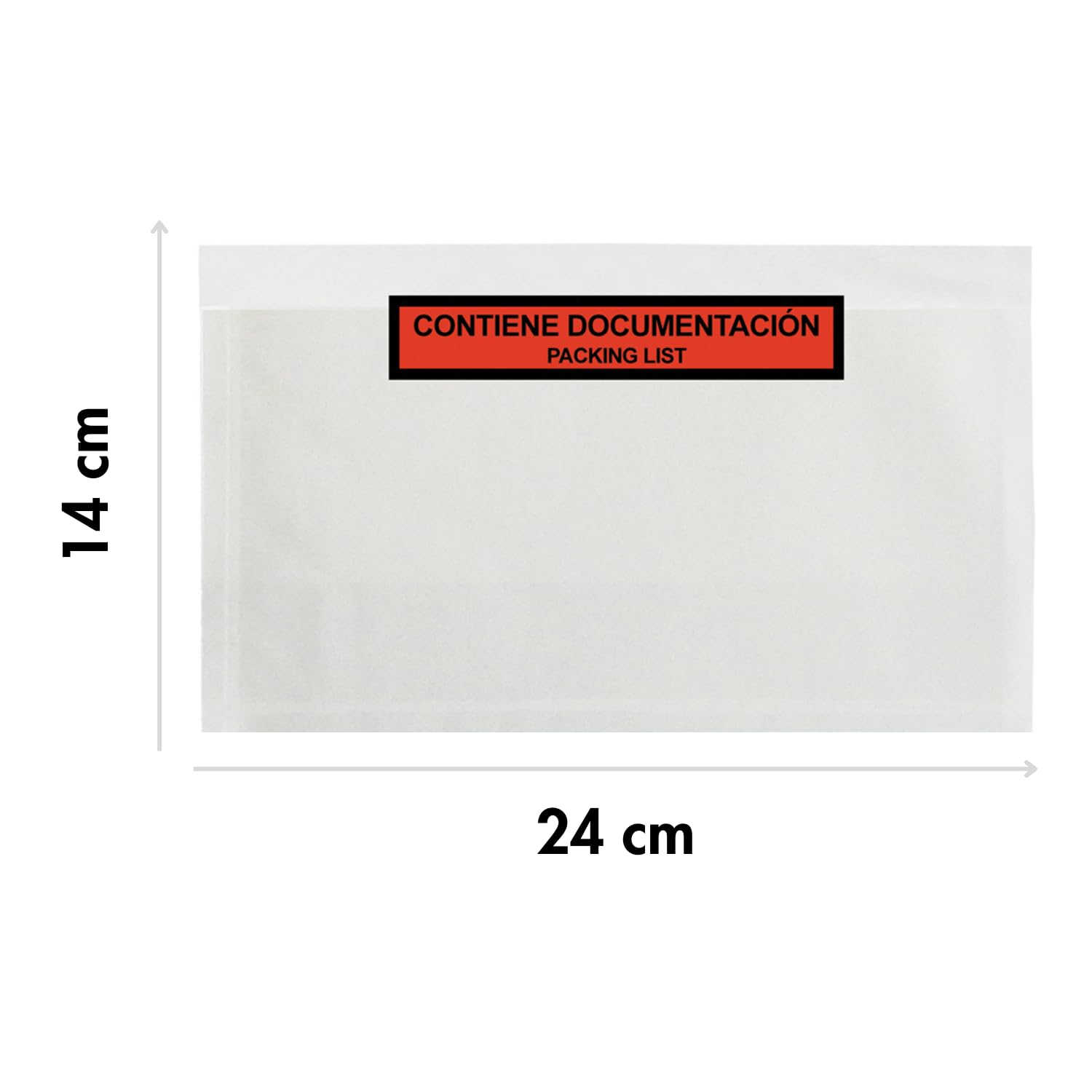 PKA Packing List Briefumschläge, 240 x 140 mm, 250 Stück