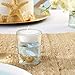 Seashell Gel Tealight Holder with palm wax