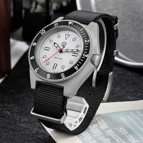 Image of watchdives VH31 Quartz Watch, WD1972 V2 Military Diver Watches Sapphire Crystal Luxury Wristwatch 200m Waterproof Watch for Men