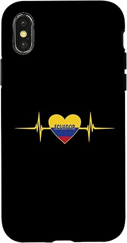 Miniatura 7 de Funda para iPhone 13 Pro Max con diseño de latido de corazón con bandera ecuatoriana
