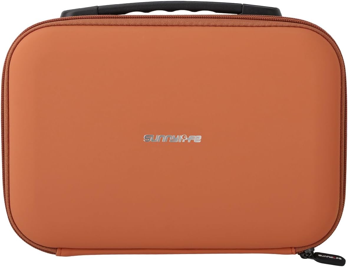Case for DJI Neo Fly More Combo Drone Storage Pack, Portable Travel Matte Leather, Waterproof, Shock-Resistant Storage Bag for DJI NEO Drone & Accessories, Hold 4 Batteries (Orange)