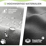 Morpilot Hundebox Hundetransportbox Auto XL 81x58x58cm, Faltbare Transportbox für kleine & große Hunde 2 Katzen, robust Haustier Transporttasche inkl. Hundenapf & Schultergurt