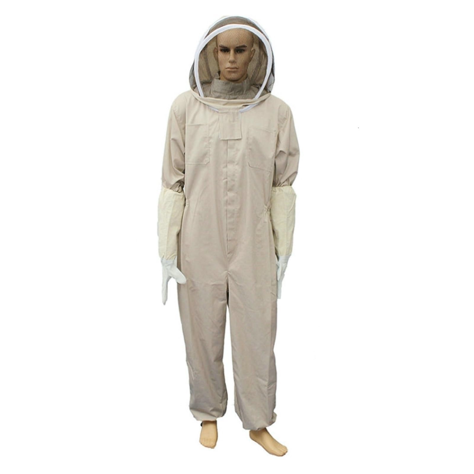 Bee Suit with Gloves Beekeeping Protective Suits Beekeeper Suit Bee Keeper Gear Coveralls Bee Outfit(L)