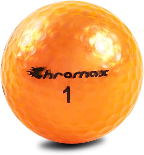 Miniatura 7 de Chromax Pelotas de golf metálicas de colores M5 (paquete de 3 tubos)