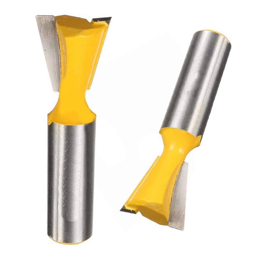 Broca de cola de milano para la construcción de cajas, cajones, carburo, cola de milano, para fresado de carpintería, herramientas de fresado de 1/4" 3/8" 1/2" 5/8" 3/4"