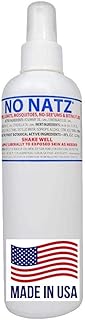 No Natz | Gnat, Mosquito and Biting Flies Repellant | Effective Personal Botanical Bug Spray | Hand-Crafted DEET-Free Hypoallergenic | Non-Greasy Formula (1, 8oz.)