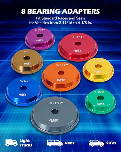 Image of OMT Bearing Press Kit, Bearing Race & Seal Driver Set, Seal Installer Set