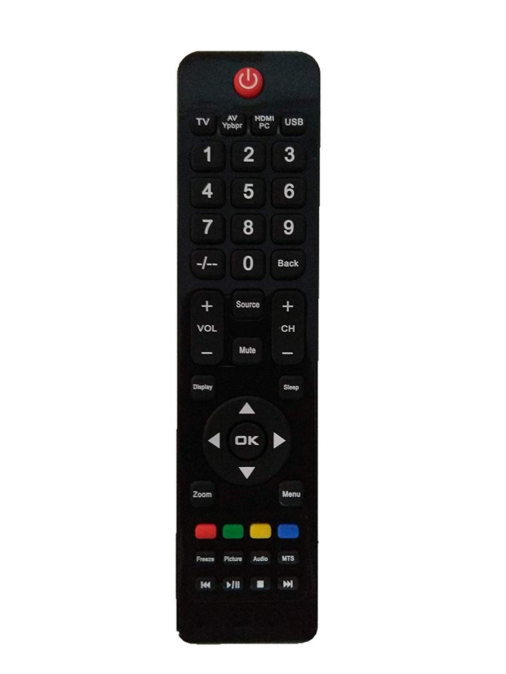 BhalTech AOC LED LCD TV Remote Control Compatible with AOC LED LCD TV Remote
