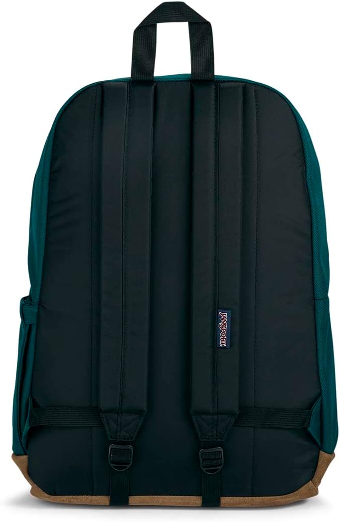 JanSport Right Pack Backpack - Durable Daypack with Padded 15" Laptop Sleeve, Spacious Main Compartment & Integrated Water Bottle Pocket - Deep Juniper
