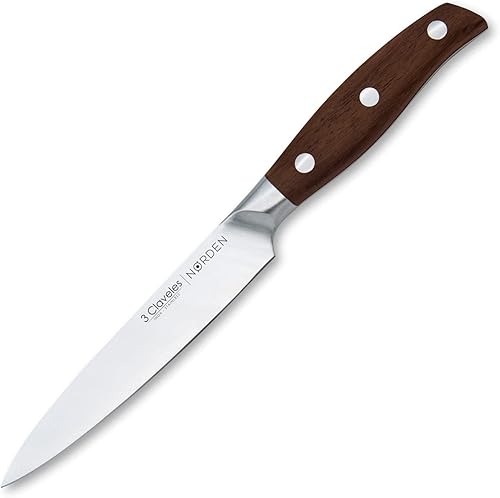 3 CLAVELES Cuchillo Forjado Cocina Diámetro 13 cm - 5" E 3C