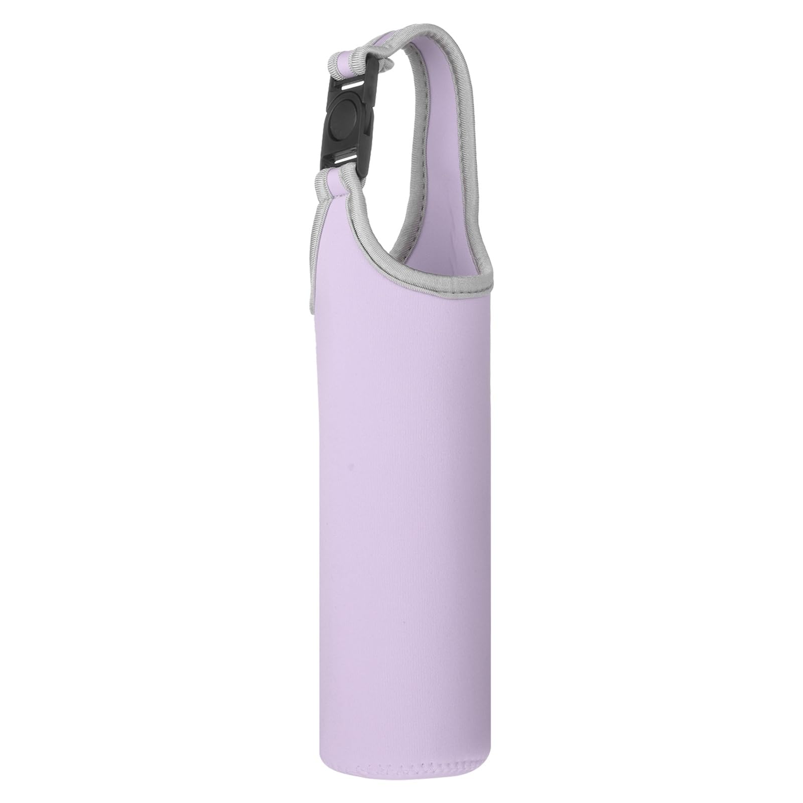 YELARXI Neoprene Water Bottle Sleeves, Water Bottle Carrier Insulators Beverage Bottle Sleeve with Handle, 3 in Fit for Hiking Cycling Camping Travel (Purple)