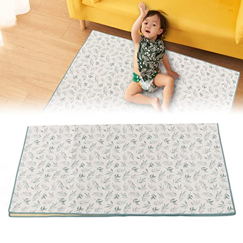 Splat Mat Waterdicht Speelkleed Draagbare Multifunctionele Grote Baby Speelmat Opvouwbare Kinderstoel Mat Wasbare Baby Eetmat voor Indoor Strand Picknick 43.3x43.3 Inch - Afbeelding 7