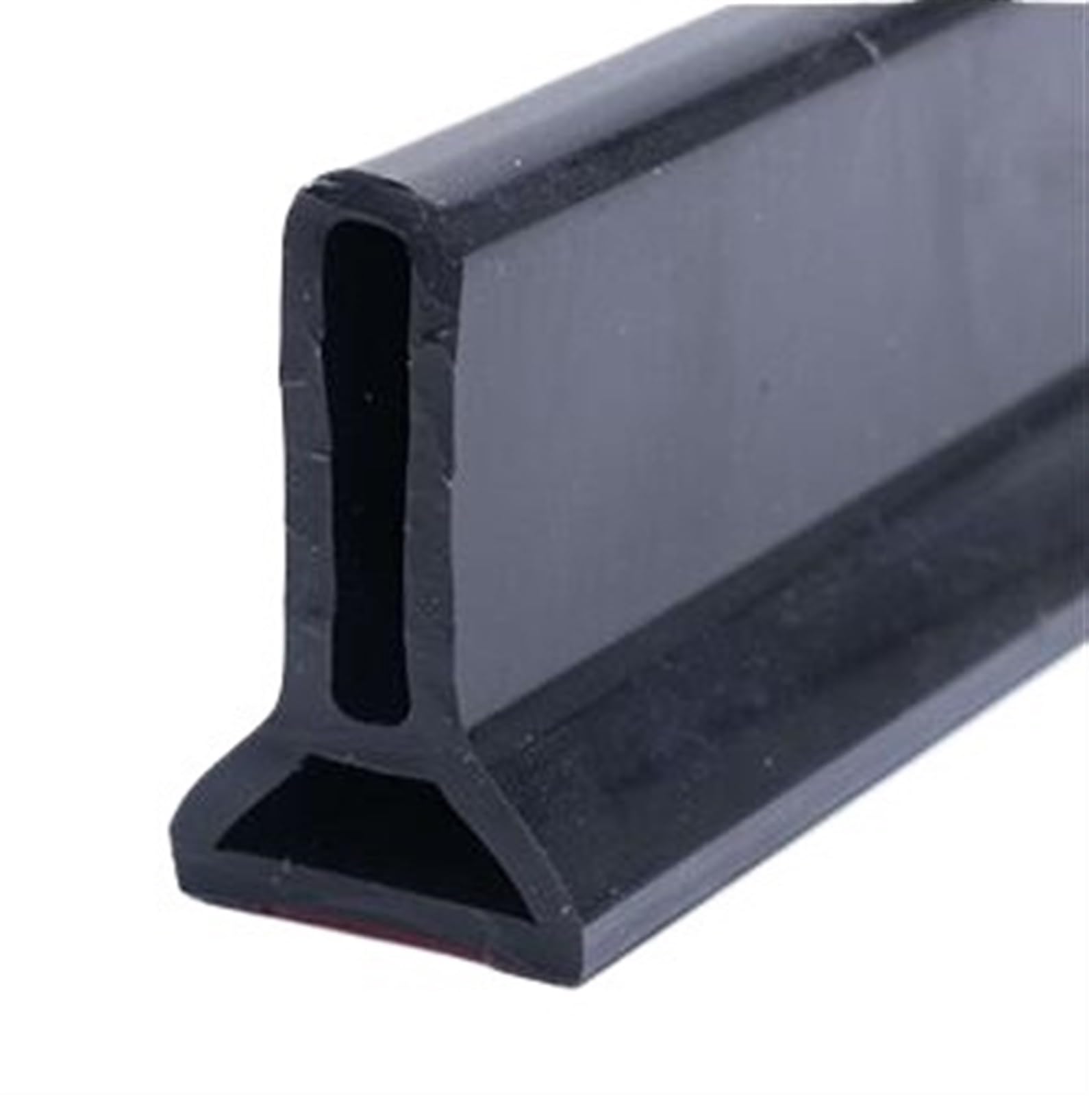 HUDFVIOI Wet Room Floor Barrier 50mm Height Silicone Bathroom Water Stopper Barrier Non-slip Dry And Wet Separation Bendable Strip Sink Splash Guard for Bathroom(Black,80cm)