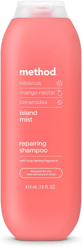 Repairing Shampoo, Island Mist - Nourishes Hair and Restores Damaged Strands - Sulfate Free, Color Safe - 14 oz
