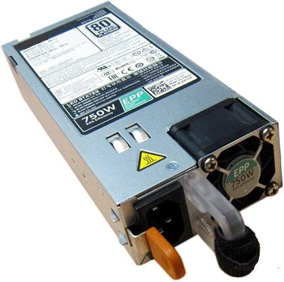 Replc. Power Supply 750W 80 Plus Platinum Compatible For Dell D750E-S6 D750E-S7 D750E-S9 L750E-S0 L750E-S6 E750E-S1 F750E-S0 G6W6K V1YJ6 5RHVV HTRH4 Poweredge R530 R630 R730 R730xd T430 T630