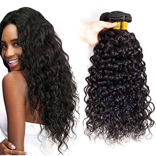 9a Water Wave Hair Bundles Virgin Human Hair 3 Bundles12 14 16 Inch Bundles 100% Unprocessed Human Hair Curly Wave 3 Bundles Hair Extension
