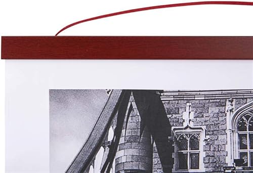 Miniatura 4 de Marco magnético con gancho de madera para póster