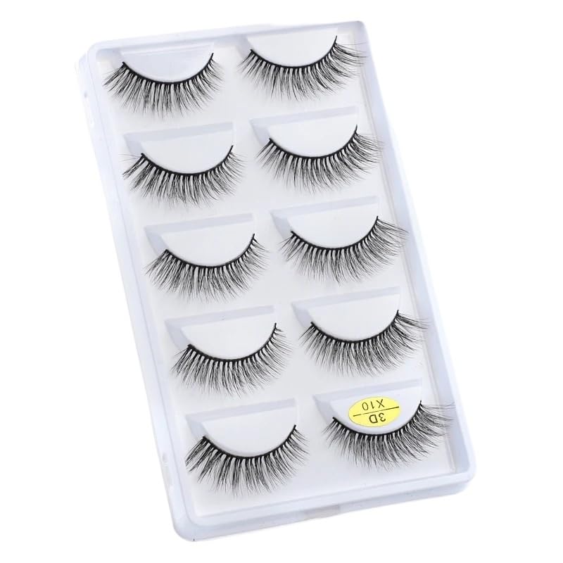 UAMOU Mink Eyelashes 10 50 100 Boxes Fluffy 3D Mink Lashes Makeup Natural Long Volume False Eyelashes Bulk