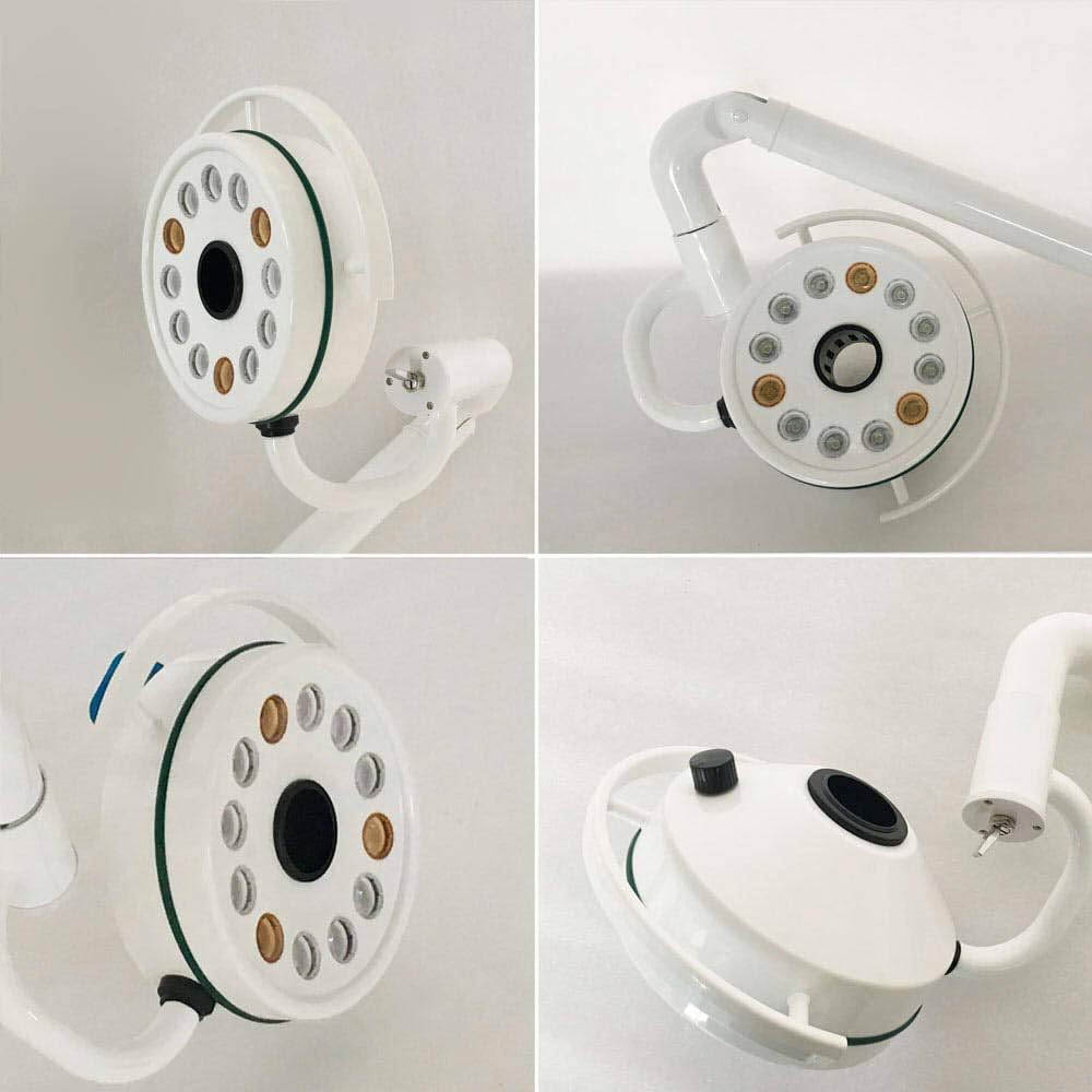 36W Portable Mobile LED Surgical Medical Exam Light Shadowless Lamp