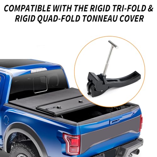Donpida Tonneau Cover Clamp Rigid Tri-fold Four-fold Carriage Cover Fasteners for Pickup Truck Bed Cover T-Bolts Front Clamps Rear Clamps Accessories Replacement Tonneau Cover Parts Universal - Thumbnail 7