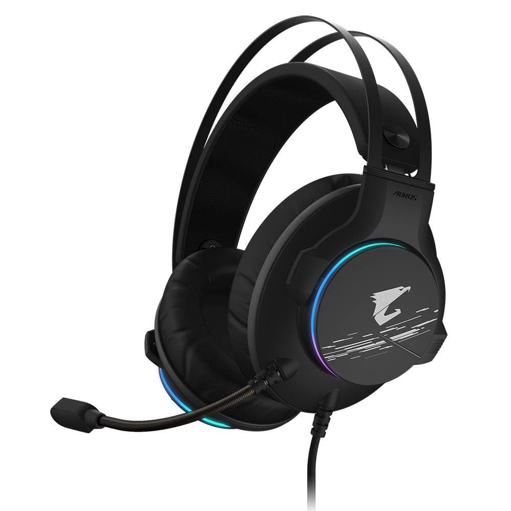 GIGABYTE AORUS H1 écouteur/Casque Écouteurs Arceau USB Type-A Noir