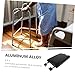 SKISUNO Walker Bath Seat Plate Aluminum Alloy Accessory Easy Handle Shower Seat for Seniors Drive Walker Parts