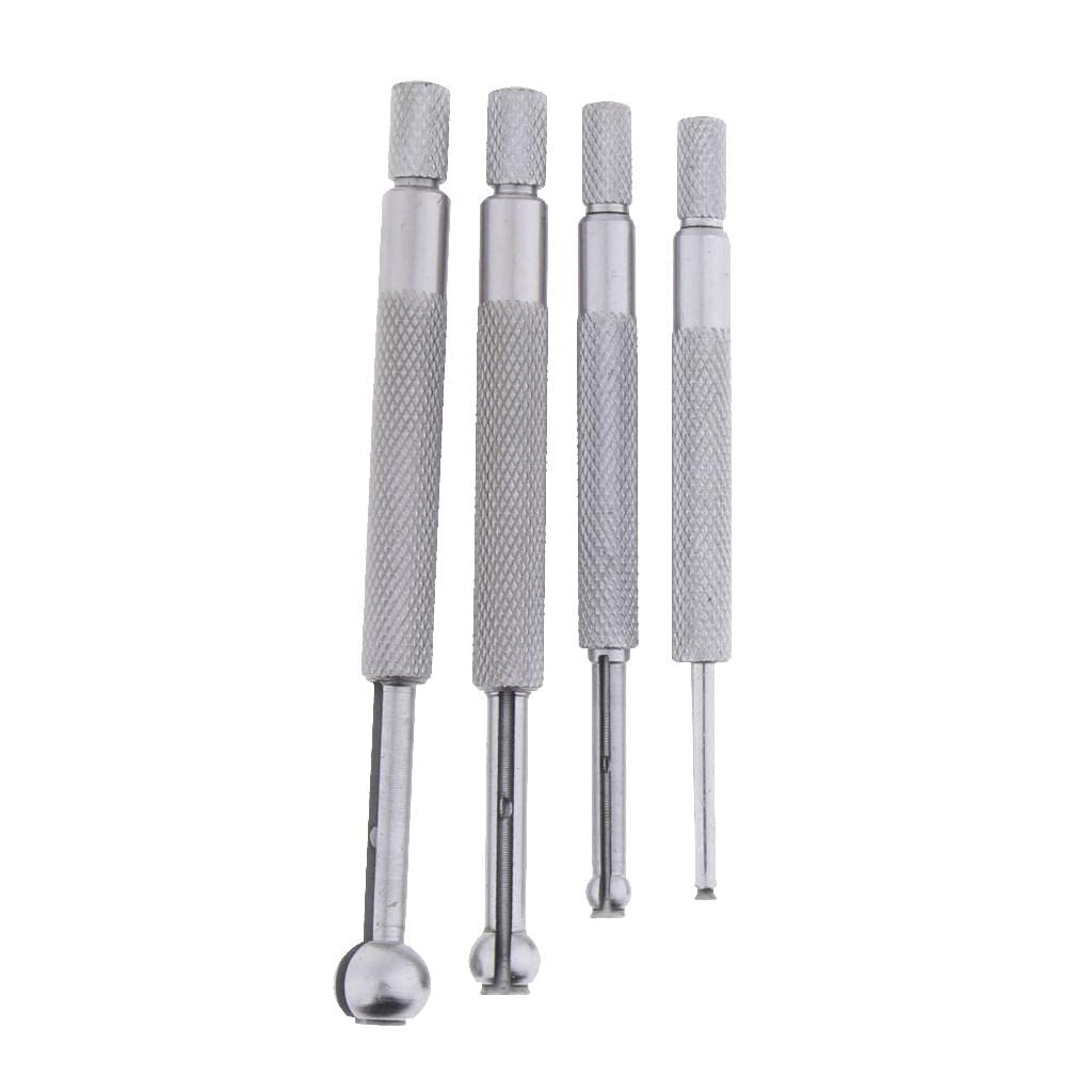 ATORSE® Stainless Steel Small Hole Gage Set Telescoping Bore Gauge Full Ball Type
