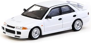 Lancer RS Evolution III RHD (Right Hand Drive) White Global64 Series 1/64 Diecast Model by Tarmac Works T64G-050-RS-1