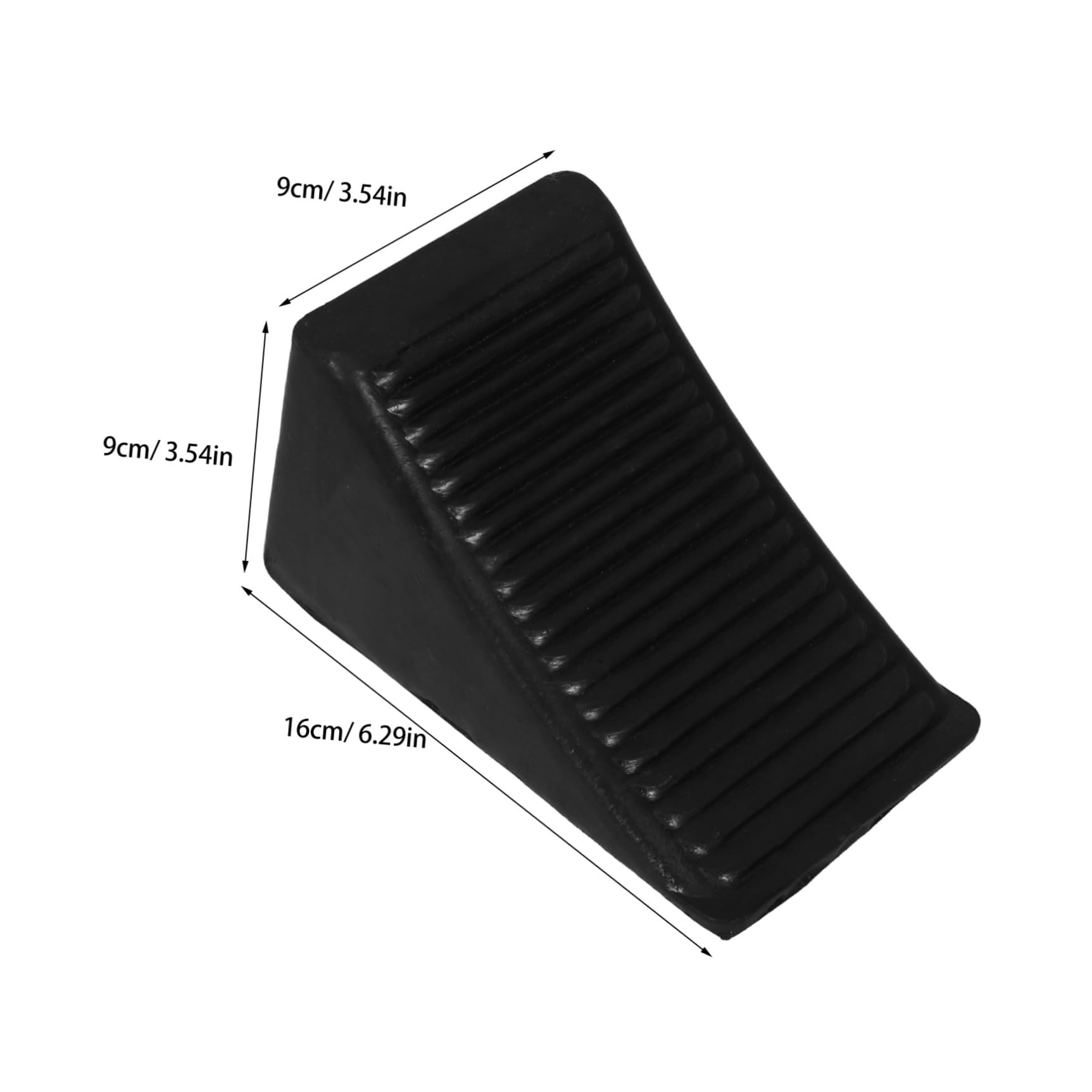 Cabilock 2 Calzos De Goma Para Neumáticos De Coche Para Caravanas Garajes Aparcamientos Color Negro