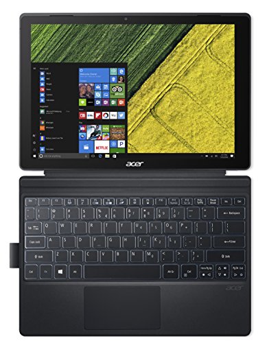Image of acer Switch 5, 12.0 inch QHD Touch, 7th Gen Intel Core i7-7500U, 8GB LPDDR3, 512GB SSD, Active Stylus, SW512-52-77CB, Black