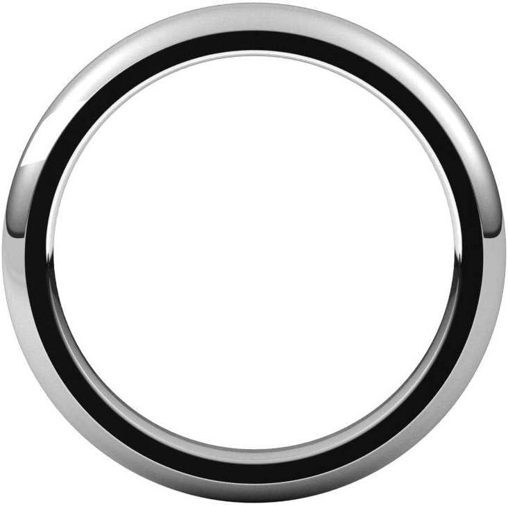 Sonia Jewels Solid 925 Sterling Silver 3mm Comfort Fit Wedding Band Ring Classic Plain Traditional - Size 6 - Image 2