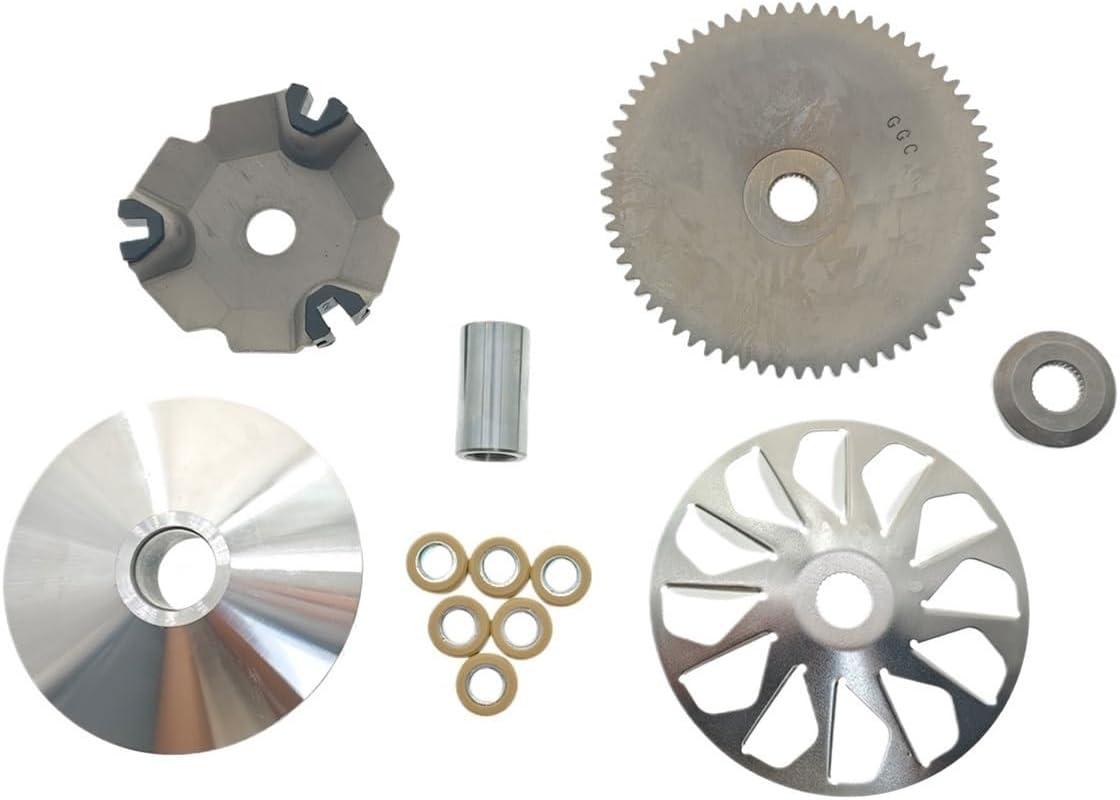 Compatible with Lead 110 NHX 110 SPACY 110 SCR 110cc GGC KZL GFM 110 22102-GGC-900 66T Transmission Drive Surface Pulley Assembly