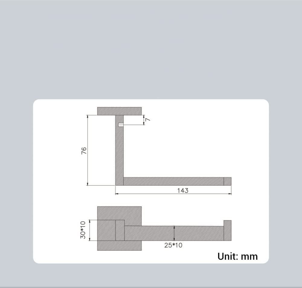 Diseño Negro, fácil de Instalar, Accesorio de Cocina para baño, portarrollos de Papel higiénico de Acero Inoxidable a Prueba de Herrumbre montado en la Pared, Negro