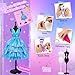 MINIFUN 1500+Pcs Fashion Designer Kit for Girls, Sewing Kit with 7 Mannequins, DIY Arts and Crafts Kit for Kids, Doll Clothes Making Kit, Girl Toys for Age 6 7 8 9 10 11 12 Year Old Gifts
