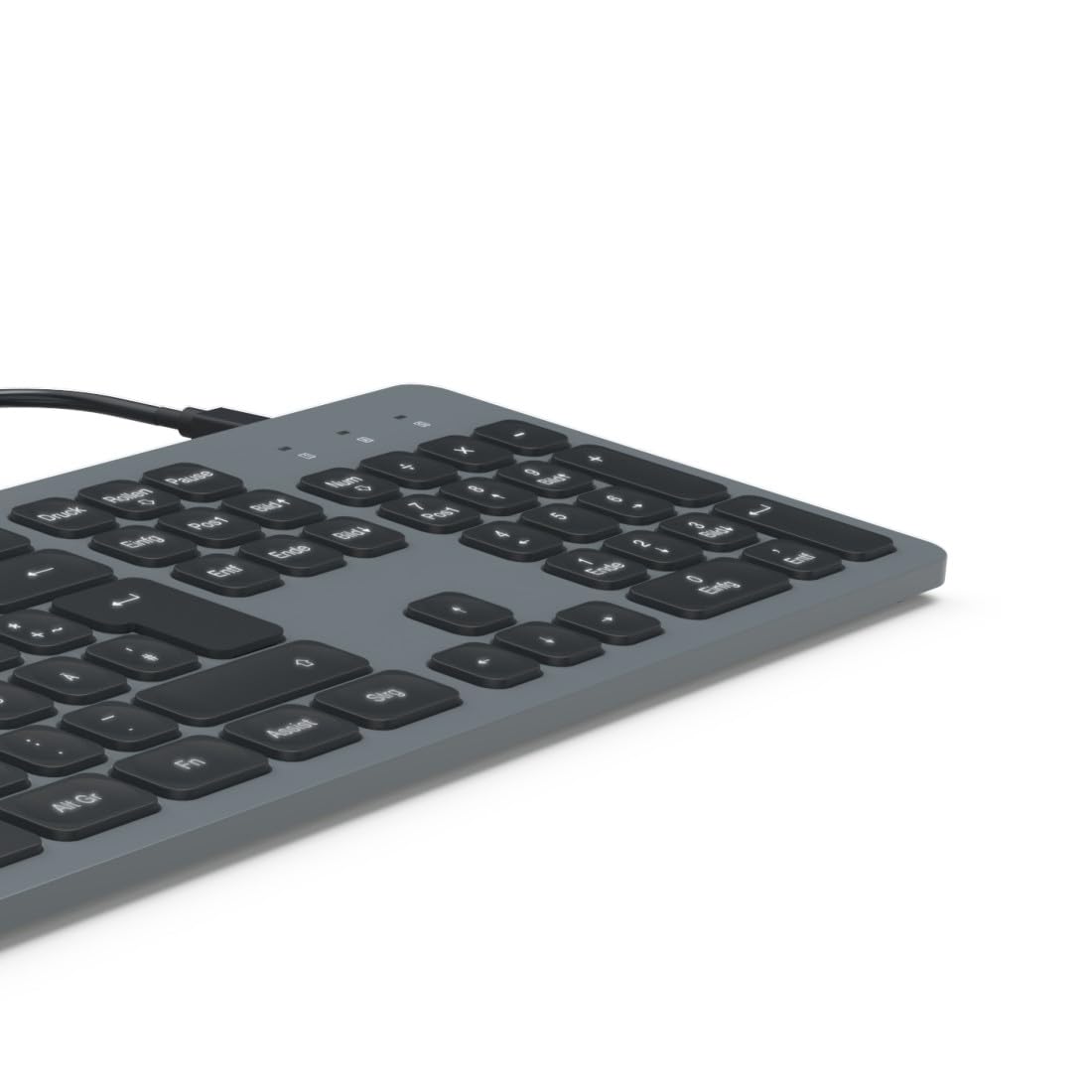 NDS Tastiera da gioco cablata USB Type-A Chiavi a Membrana LED QWERTZ