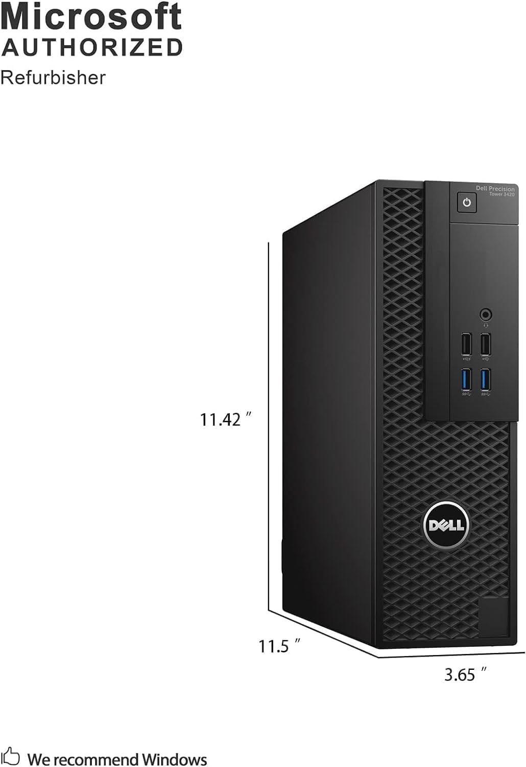 Dell Precision 3420 SFF Desktop Computer PC, Intel Xeon E3-1240 V5