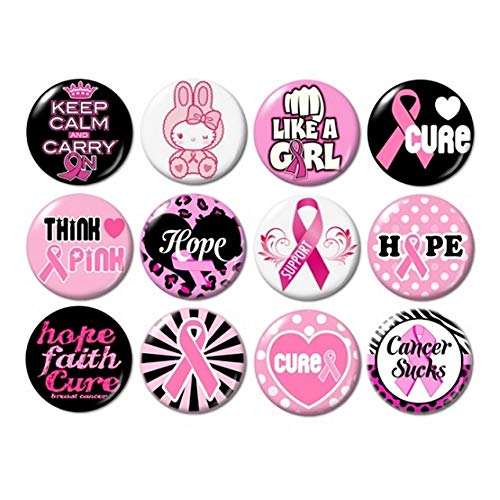 Breast Cancer Awareness Buttons Pins