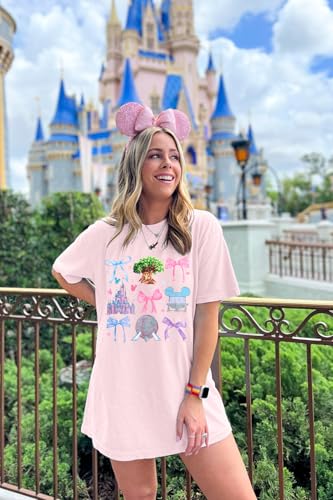 Magical Shirt for Women Magic Kingdom Shirts Castle Graphic T Shirt Family Vacation Tee Casual Holiday Tops2