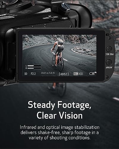 Image of Canon XA70 Pro Camcorder 1 inch 4K UHD CMOS Sensor, Dual-Pixel CMOS AF, 15x Optical Zoom, 600x Digital Zoom, Image Stabilization, HDMI, USB Live Streaming, Time Stamp On-Screen Disp. Recording, XLR inputs | 1.0 Type CMOS Sensor, 4K UHD Recording, 15x Optical Zoom, Up to 600x Digital Zoom, 5-Axis Dynamic Is Image Stabilization