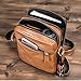 Imagen de Contacts Bolso bandolera de cuero genuino para hombre pequeño mensajero casual para portátil de 7