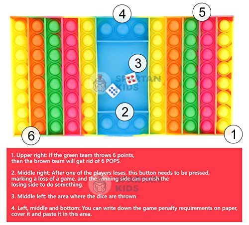 Big-Size-Pop-Game-Fidget-Toy-Silicone-Bubble-Rainbow-Chess-Board-Push-Popping-Sound-Popper-Sensory-Toys-for-Parent-Child-Interactive-Jumbo-Stress-Anxiety-Relief-Toy-Play-with-Friends-Game-Board-with-2