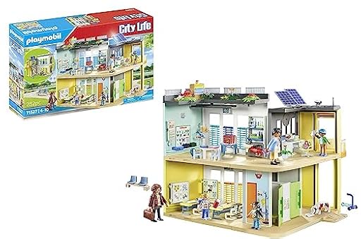 PLAYMOBIL City Life 71327 Colegio, Edificio Escolar sin barreras con Ascensor, Juguetes para niños a Partir de 4 años | Ya disponible en tu tienda friki favorita! En mundofriki.es!